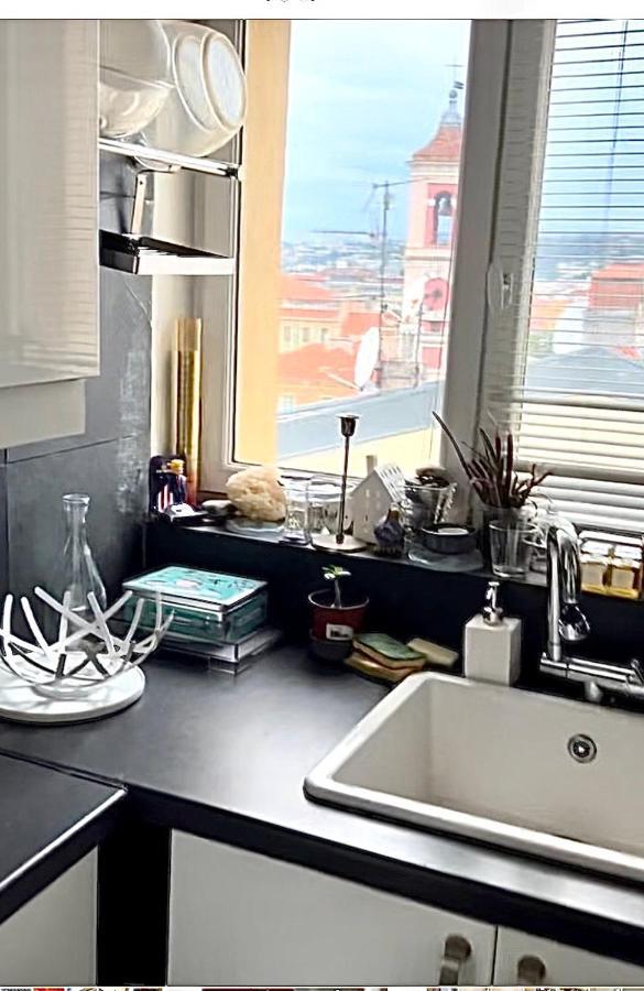Cosy Penthouse Old Town Sea View Little Terraces Air Conditionned Nizza Exterior foto